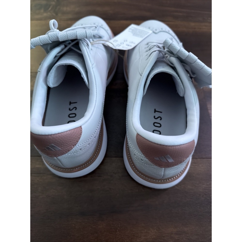 New Adidas Womens MC Zoysia Spikeless Golf Shoes Size 8.5 Gray Tan - Picture 5 of 6